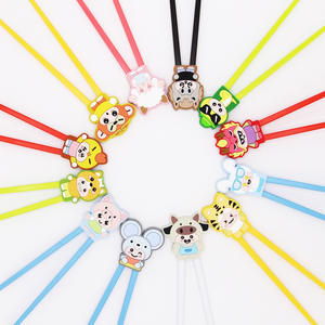 <span class=keywords><strong>Palillos</strong></span> Reutilizables de Plástico con Diseño Creativo de Dibujos Animados de los Doce Animales del Zodiaco, Diseño Propio, Gran Venta en Comercio Electrónico - Product Image 1