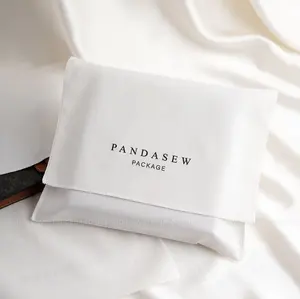 PandaSew чехол для пылесборника с логотипом на заказ, мягкий хлопковый кошелек в елочку, конверт в форме, Подарочный пакет, ювелирный мешок