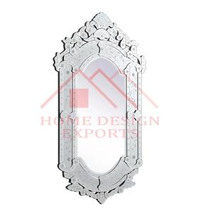 Espejo de cristal antiguo para decoración de pared - Product Image 2