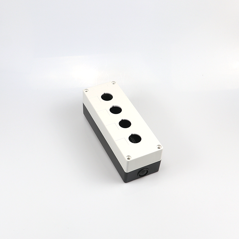 Водонепроницаемый корпус из АБС-пластика IP65, кнопочный переключатель с 4 отверстиями, белый