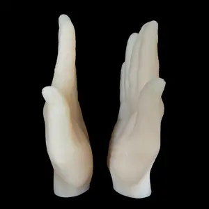 3D Silicone Tattoo Practice Left/Right Hand Arm Makeup Practice Hand Skin Supply For Tattoo Permanent Makeup Beginner Supplies