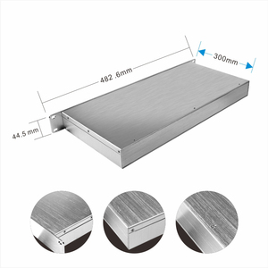 Nhà máy tùy chỉnh thiết kế công nghiệp hộp vỏ chế tạo đầy đủ nhôm chải 19 "1U Rackmount khung máy chủ bao vây - Product Image 6