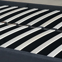 Cama Queen Size de Lujo con Elevación a Gas, Tapizada, Estilo Moderno de Mediados de Siglo, Plegable, con Almacenamiento Debajo de la Cama, Ecológica