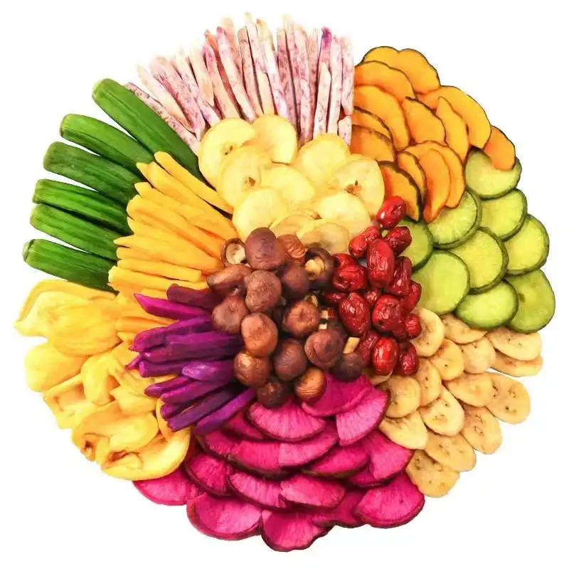 GT bulk OEM freeze dry fruit & vegetable snacks vaccum dry for vegetable crispy dried fruits and vegetables