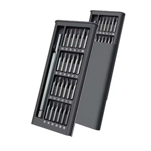 Juego de Destornilladores con 24 Puntas Magnéticas de Precisión, Juego de Destornilladores Desmontables para Bricolaje, Mini Estuche de Herramientas para Reparación de Teléfonos, <span class=keywords><strong>PC</strong></span> y Hogar Inteligente - Product Image 2