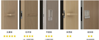 Porte intérieure minimaliste en aluminium et bois, luxe léger, étanche, anti-humidité, silencieuse, fermeture magnétique, sans déformation