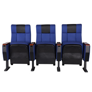 Chaises d'auditorium Starlight en tissu bleu avec accoudoirs pour cinéma, salle de conférence, salle de réunion - Product Image 1