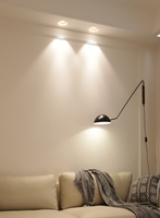 GC07001 Plâtre LED de style nordique minimaliste Encastré 3W 7W 10W 15W Plafonnier encastré COB Gypsum Down lights