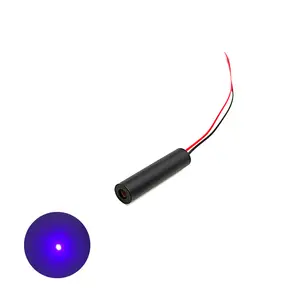 Hot Selling Compact Mini D8mm 405nm 10mW laser module ACC Driver Industrial Grade Bule And Violet Laser Dot Diode Module