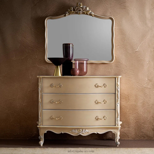 <b>High</b> End Most Popular New Design Modern Luxury Mirrored <b>Side</b> <b>Tables</b> Bedroom Solid Wood Nightstands for Home Living Room UP-10-1 - Product Image 5