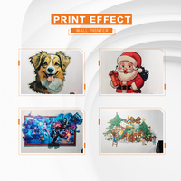 Impresora de Pared Vertical 3D, Impresora de Inyección de Tinta, Cabezal de Impresión Epson I3200, Tinta CMYK para Decoración de Paredes