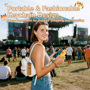 ธนาคารพลังงานกระทิงอเมริกัน5000มิลลิแอมป์พวงกุญแจชาร์จ USB-A Type-C มินิแบบพกพาเดินทางกลางแจ้งน่ารักการ์ตูนพาว<span class=keywords><strong>เวอร์</strong></span><span class=keywords><strong>แบงค์</strong></span> - Product Image 5