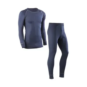 Set camicia e pantaloni - Intimo 730DN S - Colore: Blu navy - Set molto leggero e regolabile. Tessuto traspirante e ad asciugatura rapida. - Product Image 1