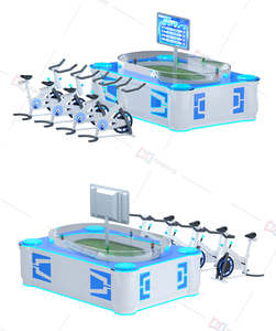 Đồng tiền hoạt động trò chơi thể thao giải trí Arcade 4 người chơi đi xe đạp VR <span class=keywords><strong>AR</strong></span> Máy chơi <span class=keywords><strong>game</strong></span> xe đạp Mô phỏng trò chơi Arcade máy - Product Image 6