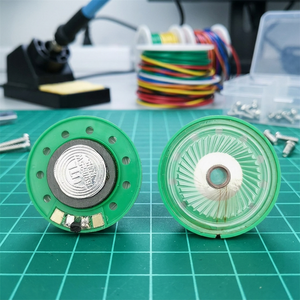 Altavoz UTL Verde de 36 mm con Marco y Cono de Plástico, Certificado ISO9001 y RoHS, Impedancia de 4/8/16/32 Ohmios - Product Image 3