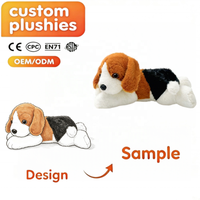 Peluche personnalisée chien Beagle, jouet en peluche doux chiot Beagle, vente en gros, fabricant de jouets en peluche personnalisés OEM ODM, cadeau pour enfants