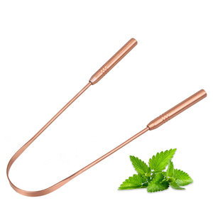 Dispositivo de Higiene Bucal en Forma de U, Raspador de Lengua 100% Cobre Puro, Herramienta para el Cuidado Dental, Limpiador de Lengua para Reducir la Halitosis - Product Image 2