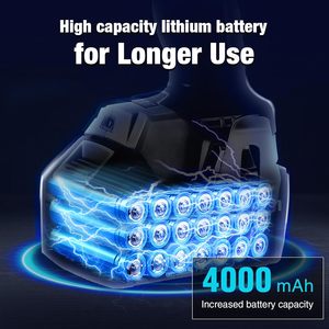 Llave de Impacto Inalámbrica de 1/2 Pulgada y 20V, 600 Ft-Lbs, 5 Configuraciones, Motor sin Escobillas, Carga Rápida, Batería de Iones de Litio de 4.0Ah, Vasos Incluidos - Product Image 6