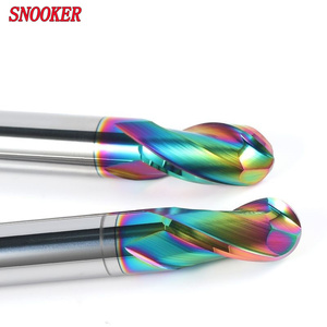 In Stock Solid Carbide Endmill Ball Nose <strong>CNC</strong> Cutter <strong>Tool</strong> 2 Flutes R0.5-R6.0 <strong>Router</strong> <strong>Bits</strong> Engraving <strong>Machine</strong> OEM - Product Image 3