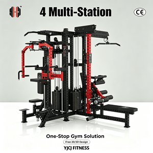 Equipo de fuerza multiestación con torres de pesas dobles, soporte para sentadillas, módulo para ejercicios de brazos y piernas, banco largo de acero, máquina de gimnasio de 360 kg - Product Image 1