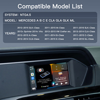CARABC Carplay sans fil pour Mercedes Benz NTG4.5 Becker Module sans fil Android Auto Carplay Compatible avec le camer arrière