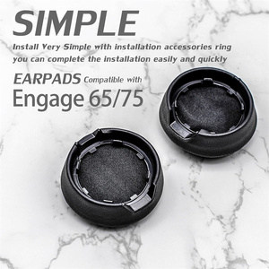 Almohadillas de repuesto para auriculares <span class=keywords><strong>Jabra</strong></span> Engage <span class=keywords><strong>65</strong></span> Engage 75, almohadillas de espuma viscoelástica para auriculares - Product Image 4