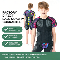 Maillot de compression rembourré pour gardien de but de rugby pour adolescents, équipement de protection pour le skateboard, le roller et le cyclisme pour enfants
