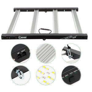 Luces LED de Cultivo Hidropónico Plegables de 400W, Espectro Completo, IP65, LM281B, de Aluminio, para Crecimiento de Plantas en Interiores/Exteriores, Regulables - Product Image 2