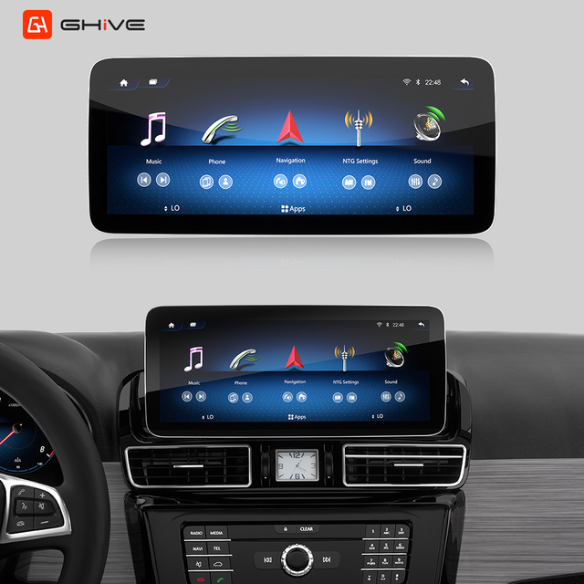 8+64G Android 14 Touch Screen Car Mediaplayer Car Radio for Mercedes benz ML W166