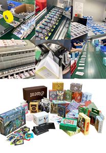 Cartes de <span class=keywords><strong>tarot</strong></span> personnalisées imprimées en usine, dorure or Oracle, bord doré de haute qualité, boîte magnétique, matériau PVC, écologique - Product Image 5