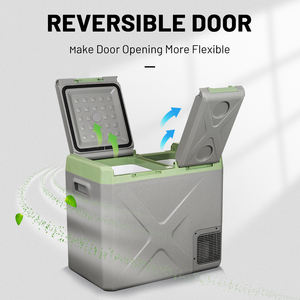 ثلاجة XD35 المحمولة بضاغط تبريد ومجمد متنقل بجهد 12 فولت للكرفانات، تتميز بباب مزدوج قابل للعكس وتحكم ثنائي - Product Image 6