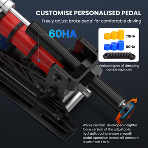แป้นเหยียบจำลองเกมพีซี SIMSONN รุ่นขายดี P3-H3-be แป้นเหยียบจำลอง F1 พร้อมใบรับรอง CE - Product Image 4