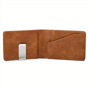Cartera Compacta para Tarjetas de Crédito, Portátil, de Cuero PU, con Clip para Billetes, Funcional, para Hombres y Mujeres - Product Image 6