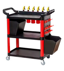 Yeni çok fonksiyonlu haddeleme aracı sepeti araba yıkama bakımı için pratik plastik ajansı arabası araba temizleme araçları için - Product Image 2