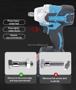 Juego de Llaves de Impacto Inalámbricas de 21V de Alto Torque y 1/2 Pulgada, Sin Escobillas, en Oferta - Product Image 3