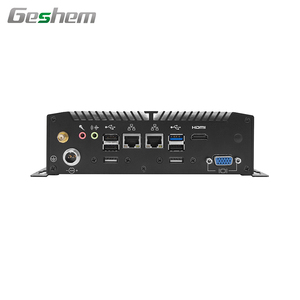 Nhôm hợp kim Intel J1900 i3 i5 i7 không quạt công nghiệp nhúng hộp PC với nhiều cổng nối tiếp kép LAN và <span class=keywords><strong>Wifi</strong></span> nhà máy - Product Image 5