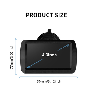 กล้องติดรถยนต์สำหรับเด็กแบบติดกระจกหลังเบาะนั่ง พร้อมจอภาพ HD ขนาด 4.3 นิ้ว สำหรับตรวจสอบความปลอดภัยของเด็กทารก ดีไซน์ได้รับสิทธิบัตร - Product Image 4
