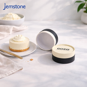 Venta de Fábrica: Caja Redonda de Cartón Ecológica para Pasteles y Postres, Tubo de Papel Kraft para Empacar Tartas de Queso, Personalizable - Product Image 3