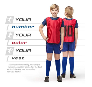 <b>Training</b> Pinnies Jerseys Train <b>Bib</b> Vest Football Rugby Mesh Sports Football Soccer Sports Accessories and <b>Bib</b> - Product Image 6