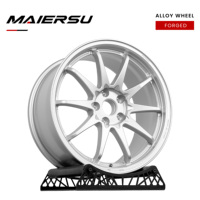 Rines Forjados Ligeros de Competición 5x112 5x108 5x114.3 para Nissan, Toyota, Honda Civic, 370z, GTR, 17, 18, 19, 20, 21, 22 Pulgadas