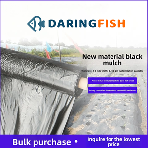 DaringFish - Lámina Protectora de Construcción Negra de Primera Calidad, 2 m x 50 m x 200 um, en Rollo - Product Image 4