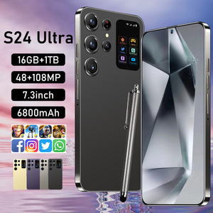 Teléfono Móvil Original S24 Ultra 5G, 8GB+256GB, Doble SIM, con Resolución de Pantalla HD, LTE, para <span class=keywords><strong>S</strong></span> - Product Image 1