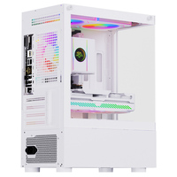 SNOWMAN CS054, Cristal Templado Frontal, el Mejor Gabinete para PC con Refrigeración Líquida, Gabinete Grande para Juegos de Escritorio