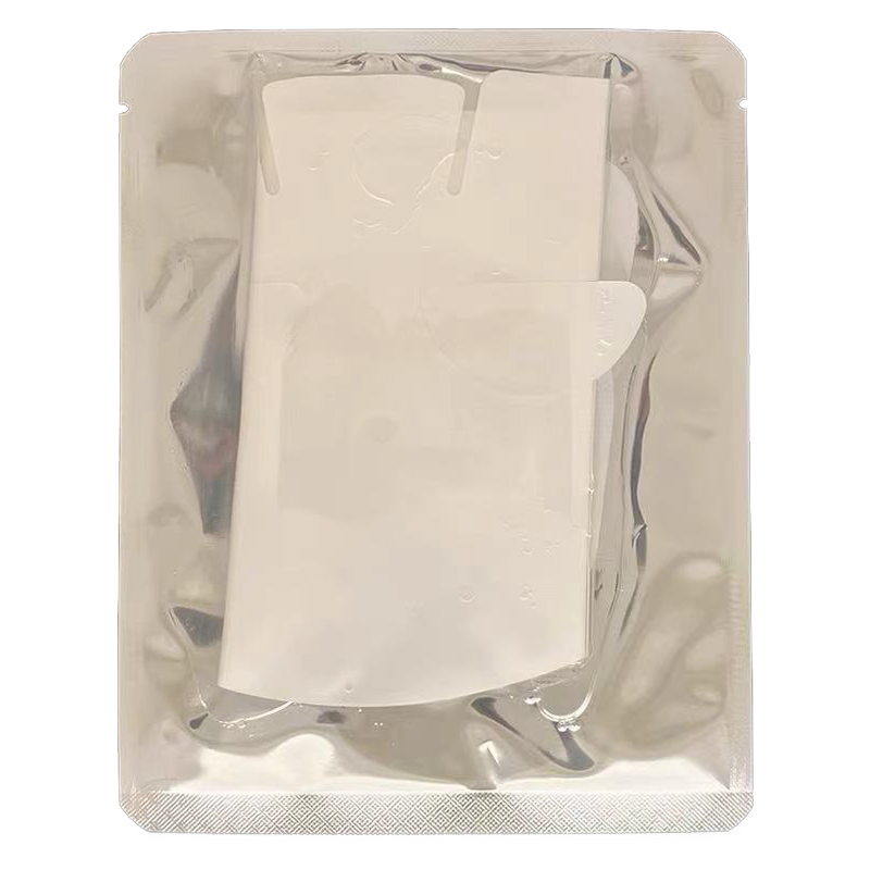 Blank bag with full white mask