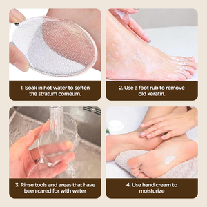 Kit Essentiel d'Entretien des Chaussures avec Lime <span class=keywords><strong>à</strong></span> Pieds en Verre Nano pour le Modelage des Ongles, Élimination Efficace des Callosités <span class=keywords><strong>et</strong></span> des Peaux Mortes, Soin des Mains <span class=keywords><strong>et</strong></span> des Pieds - Product Image 4