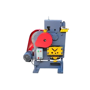 Punzonadora y cizalla Máquina cortadora de acero de canal Ángulo de hierro Ángulo de acero redondo Máquina cortadora y punzonadora de viga en I - Product Image 5
