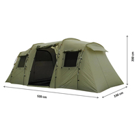 Tentes pliantes de luxe léger HOSA en gros, Carpa Glamping pour 5-6 personnes, tente de camping familiale d'extérieur