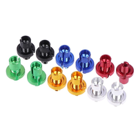 Ajustador Universal de Cable de Freno y Acelerador para Motocicleta de Aluminio, Tornillo M10, Ajustador de Cable de Embrague para Moto