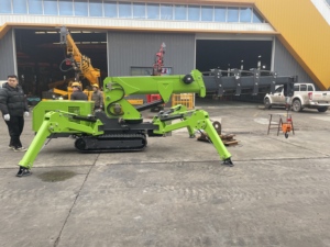 מנוף עכביש דיזל קומפקטי 3T <span class=keywords><strong>5T</strong></span> 8T עם זרוע טלסקופית, זחלילי, מופעל מרחוק, מיני מנוף הידראולי - Product Image 2