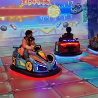 Karting électrique immersif avec projecteur AR, simulateur de karting, kart de combat, utilisation en intérieur, parcs sportifs